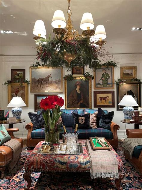 ralph lauren inspired christmas decor